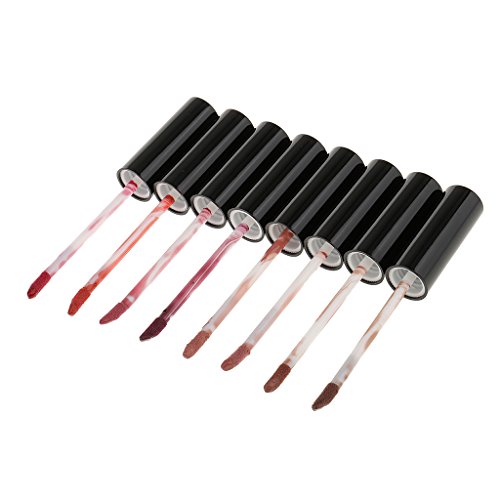 MagiDeal Matt Lipgloss Set mit 8 Farben Wasserdicht Dauerhaft Lippenstifte – Makeup Lipstick – #1 – #8 - 3