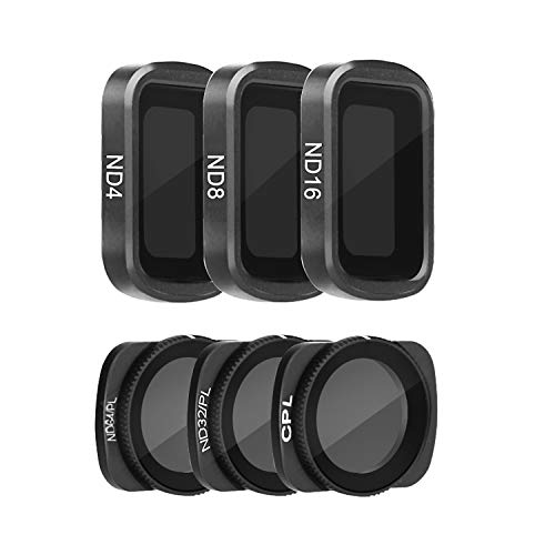 KUUQA 6 Pack Filtres d'objectif Multi Couché Optique Filtres en Verre Compatible avec Osmo Pocket ( KUUQA 6 Pack Filtres d'objectif Multi Couché Optique Filtres en Verre Compatible avec Osmo Pocket (