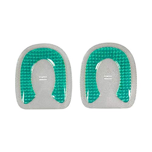 Preisvergleich Produktbild TRI Gel-Fersenrand-Polster, 1 Paar, Fersenpolster, Fersensporn, Achillessehnen-Beschwerden, Gelpolster, Ferseneinlagen, Gel, Kunststoff, 6 x 7 x 0,5 cm