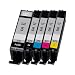 Produktbild Pack 5 Patronen Generika Canon pgi-570/cli-571