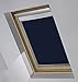 Produktbild Rapid Teck® Thermo Verdunkelungsrollo passend für Velux Dachfenster / U08 / 808 / 8 / Dunkel Blau / 100% Verdunkelndes Rollo