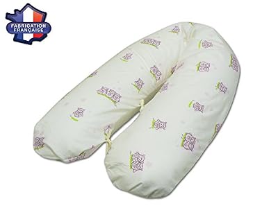 Modulit - Coussin d allaitement Coucou Hibou cassis 180cm Fabrication Française Natal Baby