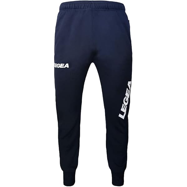 Pantaloni Sportivi LEGEA Messico, Pantalone Da Running E Palestra Uomo, Colore Nero Taglia M, Gamo Dritta