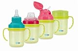 Taza con 4 adaptadores distintos