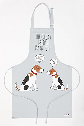 Sweet William Jack Russell apron