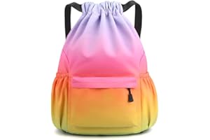 flintronic Sac à Dos Cordon Grand, Résistant à l'eau Sac à Cordes Gym Sport, Sac à Cordon Imperméable, Avec Poche Intérieure Et Poche De Sécurité, pour Voyage Gym Plage Piscine
