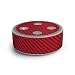 Produktbild atFoliX Amazn Echó Dot (2. Generation) Skin FX-Carbon-Red Designfolie Sticker - Carbon-Struktur/Carbon-Folie