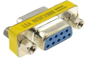 ISTARCOMPUTER Convertisseur Adaptateur Série RS232 DB9 9 Broches Femelle vers Femelle