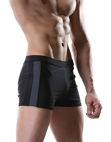 ALove Herren Badehose Schwarz Männer Badeshorts - 3