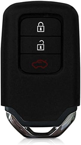 Eximone [2 Pack] Silicone Protective Car Key Cover Protector Skin for Honda (Black)