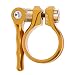 Produktbild MagiDeal Fahrrad Sattelstuetz Schnellspanner Sattelklemme Schnellspanner Größe Auswählen - Gold, 34,9 mm