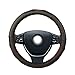 Produktbild DOSNVG Echtes Leder Universal Auto Lenkradbezug 15 Zoll / 38 cm atmungsaktiv Anti-Rutsch-Schutz für Auto/LKW/SUV/Van, A