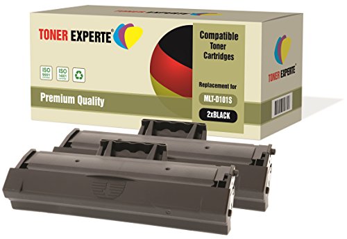 2-er Pack TONER EXPERTE® Premium Toner kompatibel zu MLT-D101S für Samsung ML-2160 ML-2165W ML-2168 SCX-3400 SCX-3400FW SCX-3400F SCX-3405 SCX-3405FW SCX-3405W SCX-3405F SF-760 SF-760P ML-2161 ML-2162 ML-2164W ML-2165 ML-2167