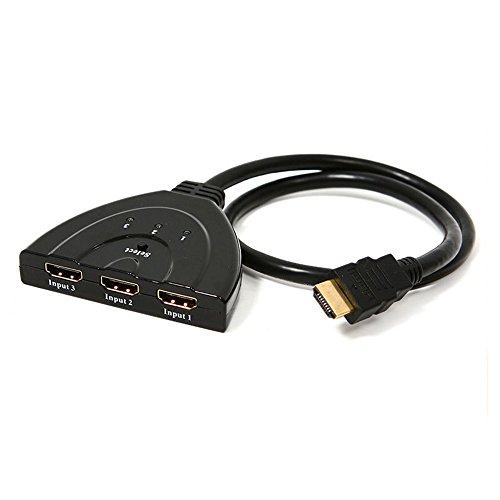 ABCTen 3 Buchse HDMI 1080p Verteiler Kabel Automatische / Manuelle Umschaltung Für HDTV - 5