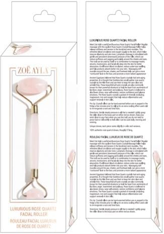 Luxurious Rose Quartz Facial Roller