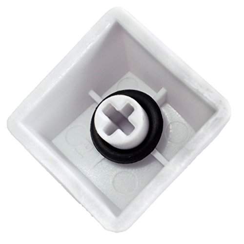 120 Noise Dampener O-Ring, schwarz, HARD (Shore 70A) + Keycap Puller / Remover für Cherry MX, Corsair MX, Kailh MX und weitere mechanische Keyboards / Tastaturen - 3
