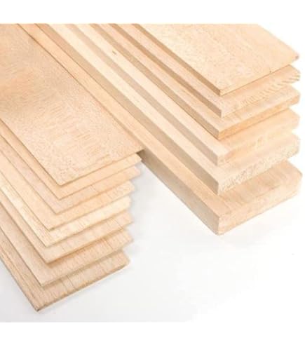 10 Fogli Di Legno Di Balsa 200x300x1.5mm - Compensato Per Pirografia E Artigianato - Foto 11