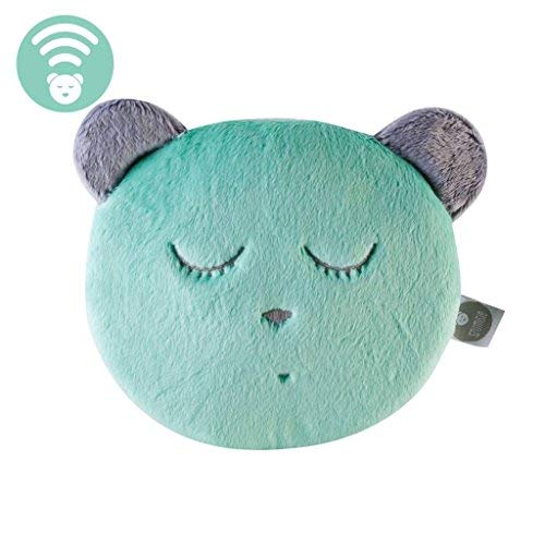 myHummy (Szumisie) Petite tête de mascotte qui dort, aide à l’endormissement pour bébés – Menthe, aucun Capteur de sommeil