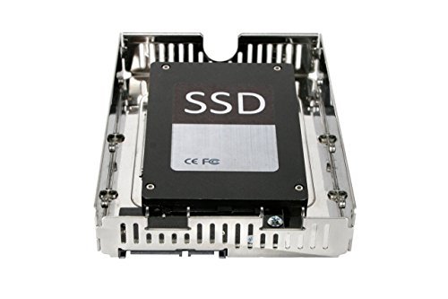 Icy Dock EZConvert Air Lite MB482SP-3B – 2,5 Zoll (6,4cm) zu 3,5 Zoll (8,9cm) SATA SSD/HDD Konverter - 7