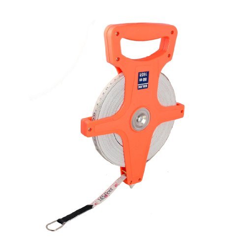Preisvergleich Produktbild DealMux Kunststoff Kurbel Fiberglas Maßband Lineal 50M 165ft
