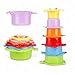 Produktbild kemai Bad Stacking Cups, Früherziehung Spielzeug Kleinkinder Badespielzeug Schönes Geschenk für Jungen und Mädchen