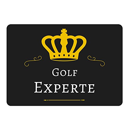 Preisvergleich Produktbild Mousepad Golf Experte schwarz