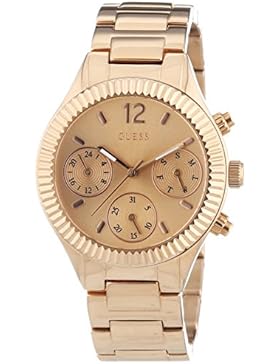 Guess Damen-Armbanduhr Chronograph Quarz Edelstahl beschichtet W0323L3