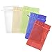 Produktbild Colour-Bags Tragetaschen 50 Stück Organzabeutel - Organzasäckchen - Schmuckbeutel - Geschenkbeutel - Größe: 20 x 30 cm 5-Fach bunt gemischt - Säckchen Beutel für Geschenke