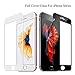 Produktbild PmseK Panzerglas Schutzfolie,9H Full Coverage Cover Tempered Glass for iPhone 6 6S Plus Displayschutzfolie Protective Film for iPhone 7 8 Plus X XS 5 5S 5C SE for iPhone5 5s 5c SE White