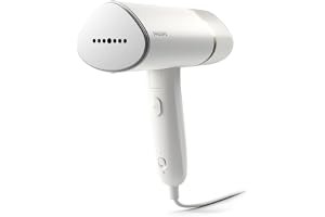 Handhållen Steamer 3000, metallplatta, 20 g/min ånga, 120 ml | Klar på 30 sekunder – bakteriedödande, kompakt & hopfällbar, 1000 W, fodral ingår (STH3020/10)