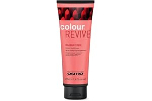 OSMO Color Revive Radiant Red | Deep Fire Red Conditioning Toning Mask | Vegan. 225ml.