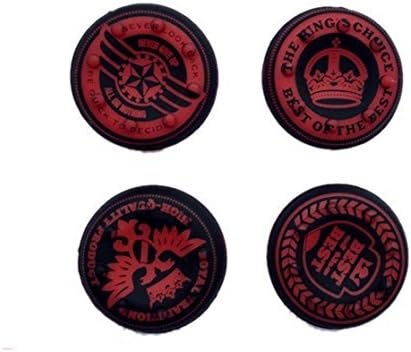 ADZ 4 pc set of Kings Choice Silicone Thumb Grips for XBOX ONE / 360, PS3 and PS4 (RED)