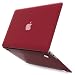 Produktbild iBenzer - Soft-Skin-Serie Kunststoffabdeckung des schweren Kastens für Macbook Air 13,3'' (A1466/A1369) NO CD-ROM, Weinrot MMA13WR