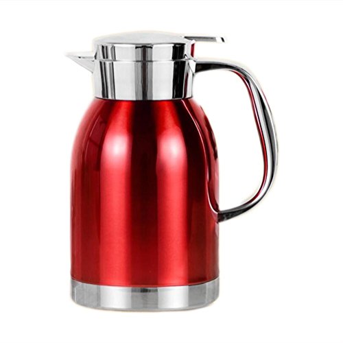 Kaffee-Topf-Teekanne-Isolierungstopf (roter Gold-blauer Edelstahl) 2l Kaffee-Topf-Teekanne-Isolierungstopf (roter Gold-blauer Edelstahl) 2l Bilder
