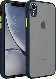 TrendStar Translucent Hybrid Apple iPhone XR Back Case Cover | Smoked Matte Back | 360 Degree Protection | Protective Hard Back