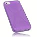 Produktbild mumbi X-TPU Schutzhülle für iPhone SE 5 5S Hülle halbtransparent lila