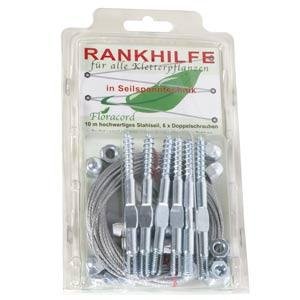 Rankhilfe Floracord mit 10m Stahlseil