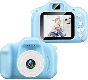 OANGO? Kids Camera Mini 2 Inch Screen 3MP HD Digital Camera Cartoon Cute Camera Toy for Kids Children?s Mini Cameras with 2 Inch Screen (Pink & Blue Edition)