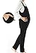 DEHANG Cotton Maternity Bib Pants Trousers With Adjustable Strap Size XL - Black