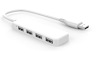 BAOLONGKING Hub USB, 4-portowy koncentrator USB, ultracienki, przenośny rozdzielacz USB do iMac Pro, MacBook Air, Mac Mini/Pro, Surface Pro, notebooka, laptopa, pamięci flash USB i przenośnego dysku twardego (hub