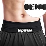 Sin cierres: sin hebillas, sin cremalleras, sin sujetadores de Velcro necesarios, lo que significa que no se desliza, no hay partes frágiles, para un entrenamiento sin problemas. Bolsillo de tubo con 2 aberturas y banda de llave integrada