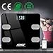 Produktbild Körperfettwaage, Personenwaage digital körperfett Bluetooth digitale Personenwaage digitale Waage für Gesamtgewicht, Body Mass Index, Muskelmasse, Gesamtkörperwasser, Knochenmineralmasse, Grundumsatz