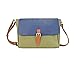 Le Craf Designer Stylish Sleek Multicolour Premium Genuine Leather 14 inch Compatible Laptop Messenger Bag for Men