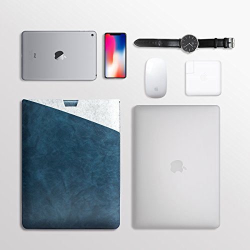 WALNEW 13 MacBook Pro 13 Zoll  A1706 A1708  Ver  ffentlicht in 2016 2017  Schutzh  lle  H  lle Sleeve Case  Cover  mit Zwei-Taschen-Design mit Gesch  