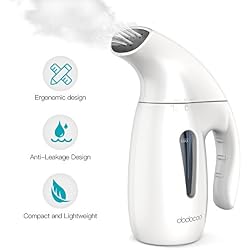 Plancha Ropa Vapor Vertical, dodocool Plancha Vertical Viaje, Steamer Portatil, Plancha de Mano Eliminación Rápida de Calor y Arrugas, Diseño de Baffle Prevenir Escupe Agua, Hogar y Viajes,180ml