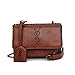 Produktbild 2019 Baby Kleine kette Gesteppte Umhängetasche Mini Cross Body Damen Handtasche Clutch Classic Abendtasche Wickeltaschen Henkeltaschen Rucksäcke Wickeltaschen mit Schnallen Braunes Leder, 22*6*15CM