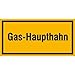 Produktbild Gas-Haupthahn, Hinweisschild zur Betriebskennzeichnung, selbstkl. Folie ,20x10cm