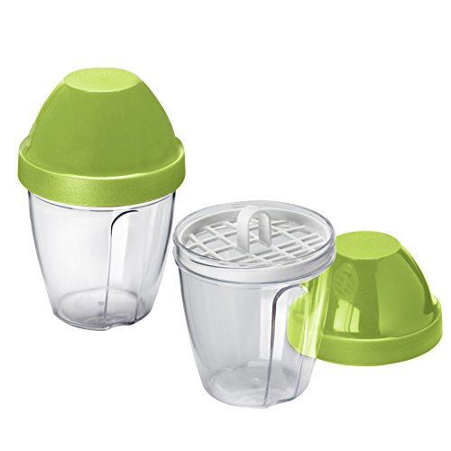 Westmark 3089227A Schüttelbecher „Mix-Ei“, PP/PE/SAN, grün / transparent, 12,8 x 87 x 8,7 cm - 2