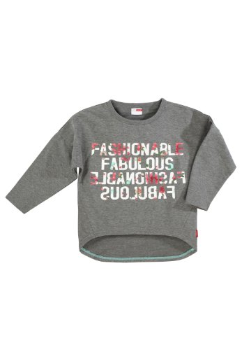 Name it Girls Long Sleeved T-Shirt Oversize DALINA SWEAT X-SP 13 -  Grey - 5 Years