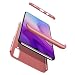 Produktbild FHXD Kompatibel mit Samsung Galaxy A50 Hülle Stoßfest 360° Schutzhülle Schutz Case Cover [Displayschutzfolie] Ultra Dünn Anti-Kratzen 3 in 1 Handyhülle MEHRWEG-Rose Gold